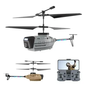 4K Dual-Camera RC Helicopter Drone – Obstacle Avoidance & LED Lights for Immersive Flying Fun
