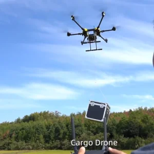 Dual-Camera Cargo Drone – Smart Aerial Delivery with Real-Time View for Food & Packages